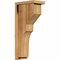 Ekena Millwork Monterey Rough Sawn Corbel w/Backplate, Western Red Cedar, 6"W x 10"D x 22"H COR06X10X22MON01RWR - alternate 1